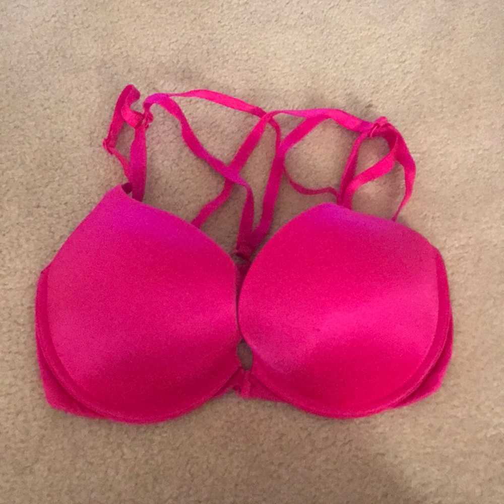 Pink push up VS bra